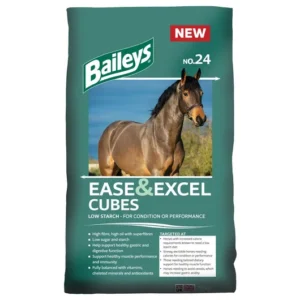 Baileys No.24 Ease & Excel Cubes alacsony keményítőtartalmú lótáp, gyomorfekélyes lovaknak (pellet)